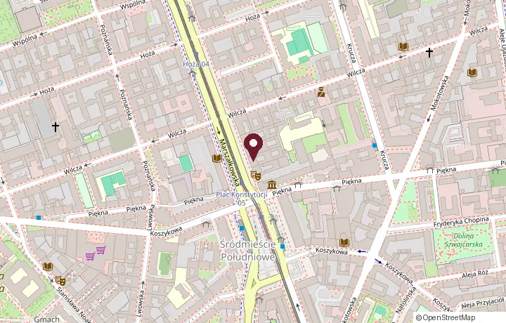 Mapa dojazdu — ul. Marszałkowska 58 lok. 5, 00-545 Warszawa